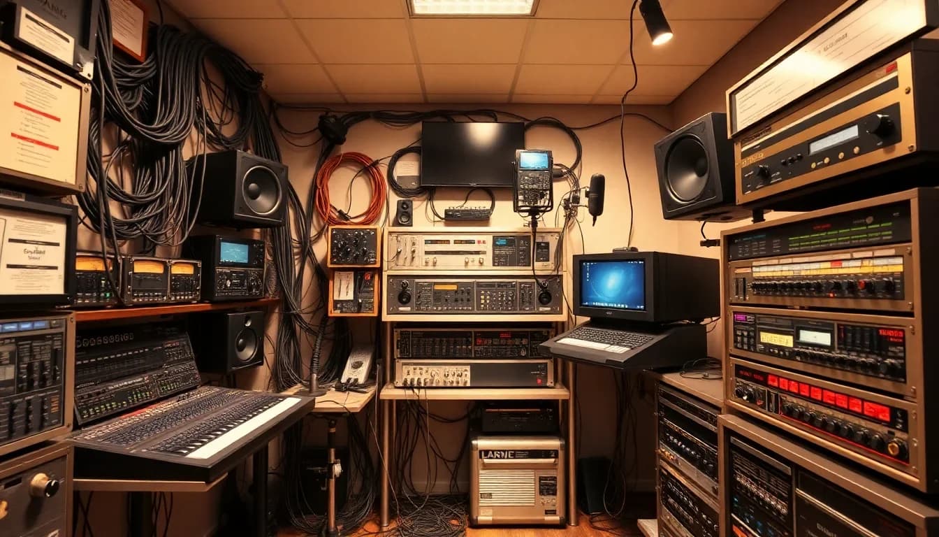 Équipement professionnel de broadcasting radio