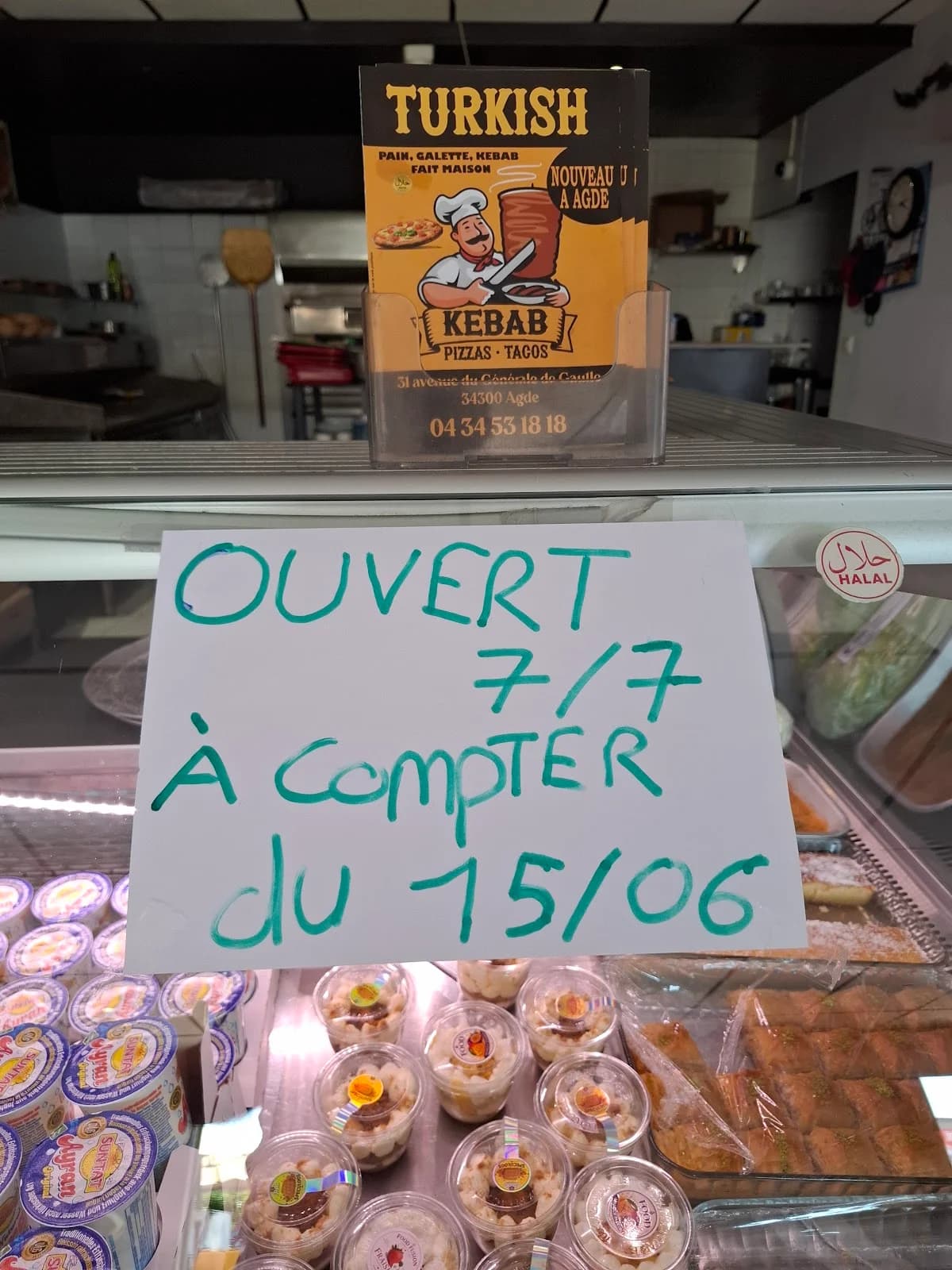 TURKISH KEBAB PİZZA GRİLL AGDE — Agde — Cap d'Agde Méditerranée