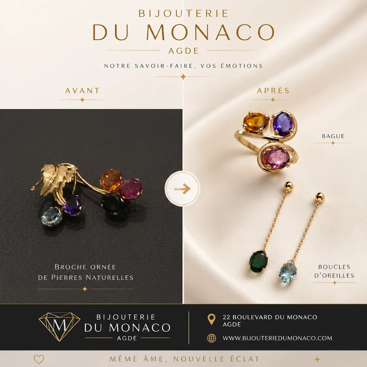 Bijouterie du Monaco — Agde — Cap d'Agde Méditerranée