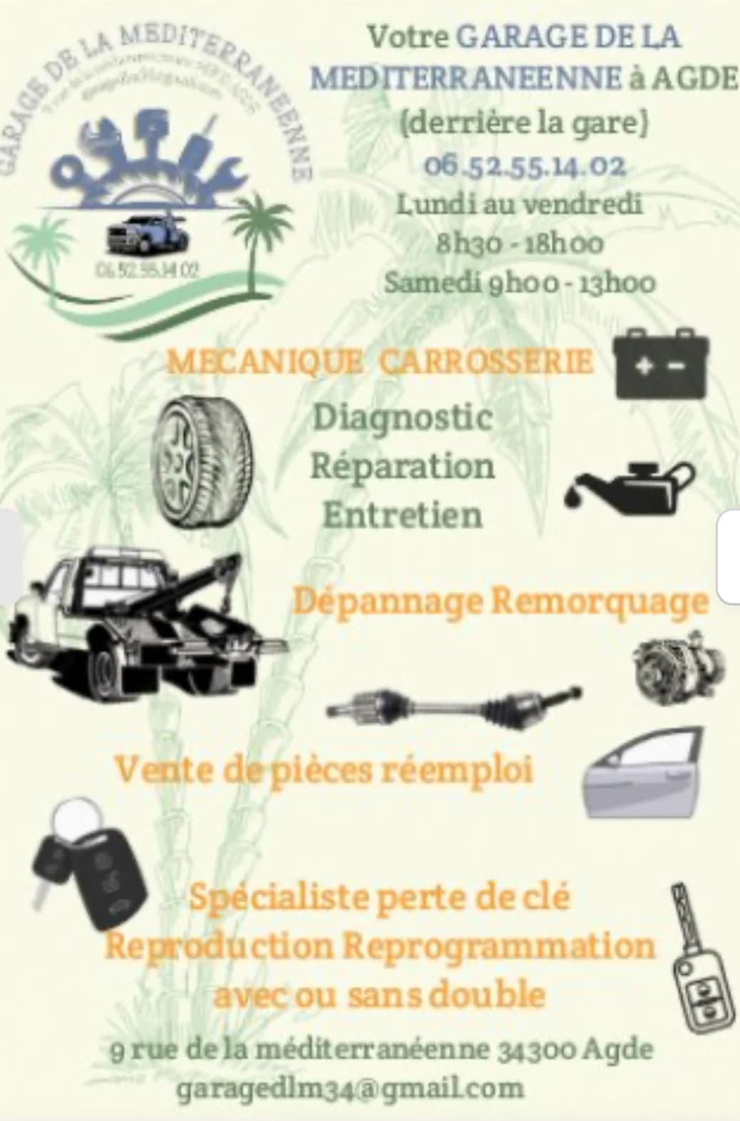 Garage de la Méditerranéenne — Agde — Cap d'Agde Méditerranée