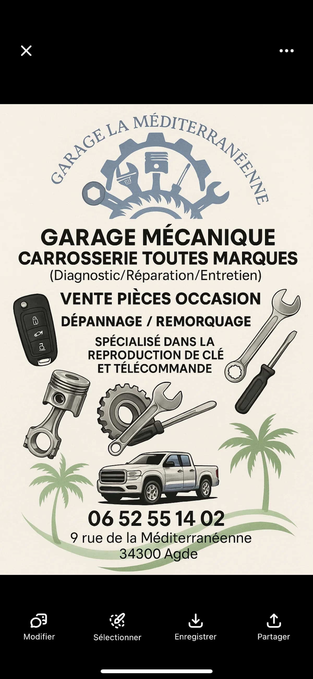 Garage de la Méditerranéenne — Agde — Cap d'Agde Méditerranée