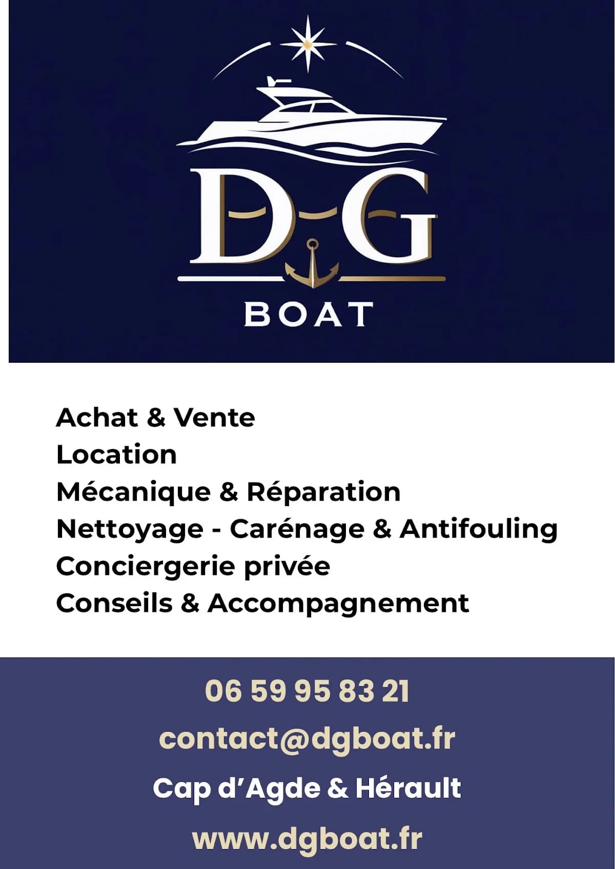 DG BOAT — Agde — Cap d'Agde Méditerranée