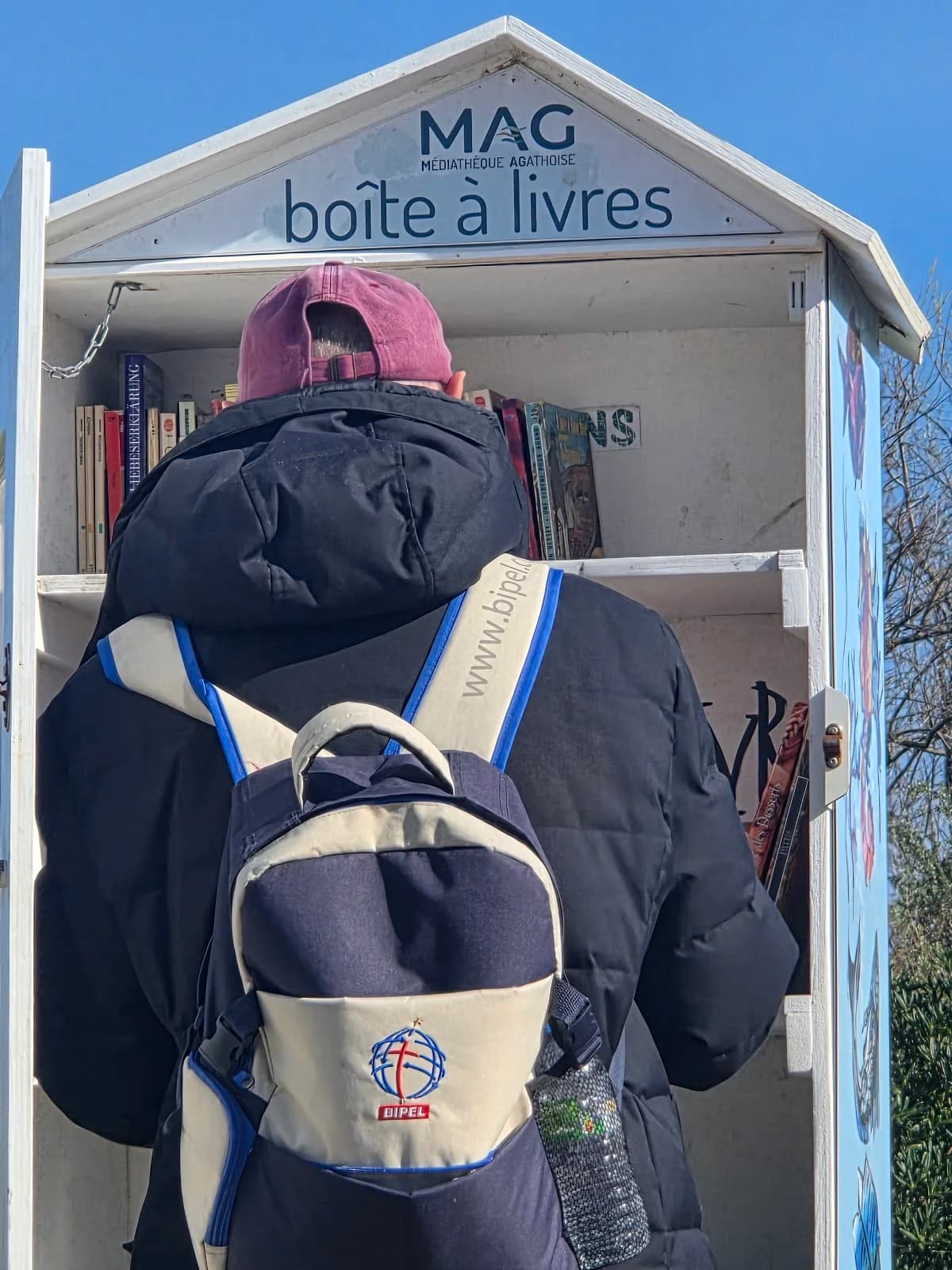 boîte à livres Mediatheque Agathoise — Agde — Cap d'Agde Méditerranée