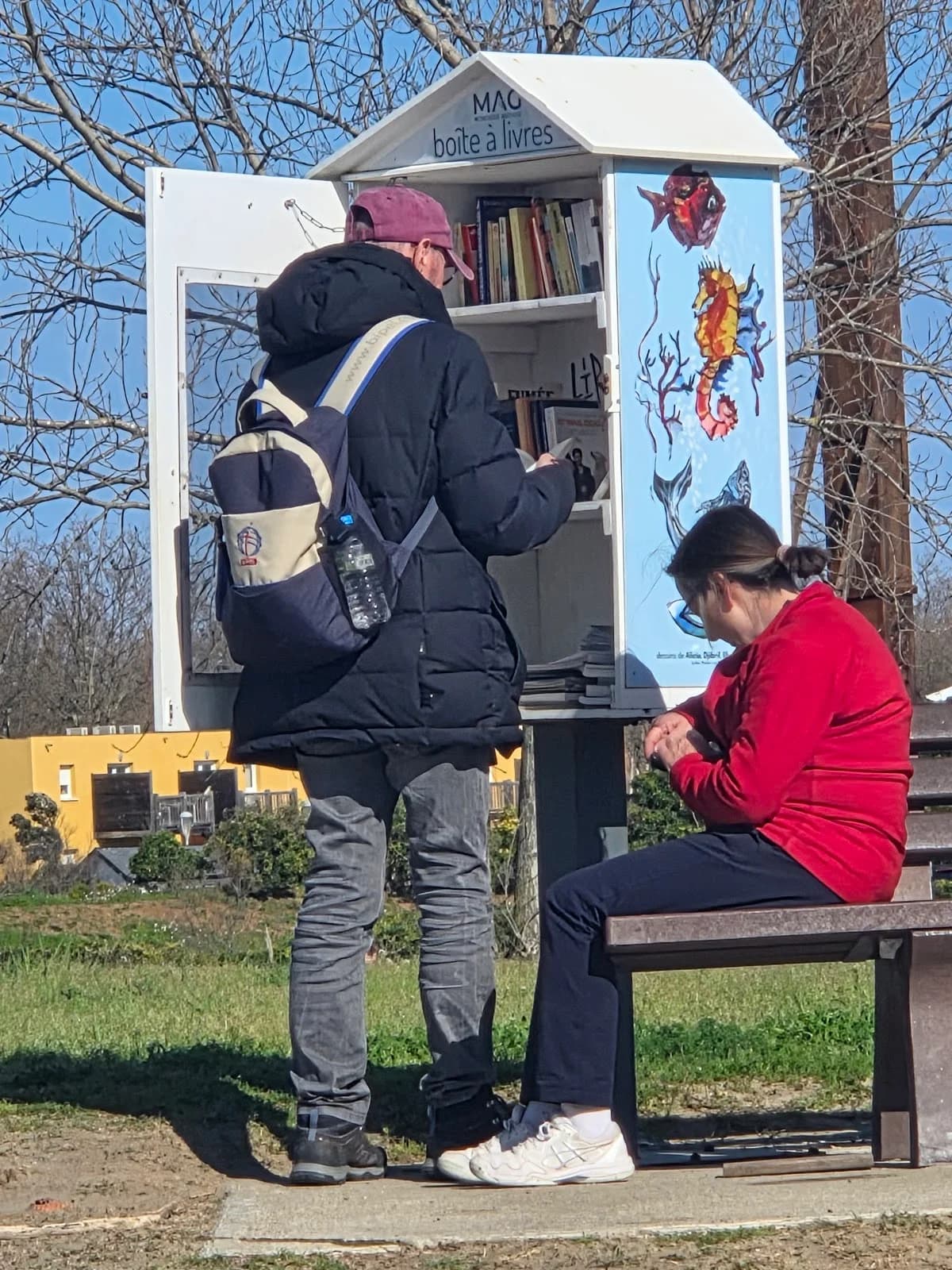 boîte à livres Mediatheque Agathoise — Agde — Cap d'Agde Méditerranée