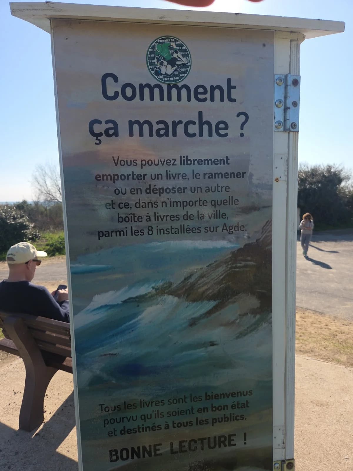 boîte à livres Mediatheque Agathoise — Agde — Cap d'Agde Méditerranée