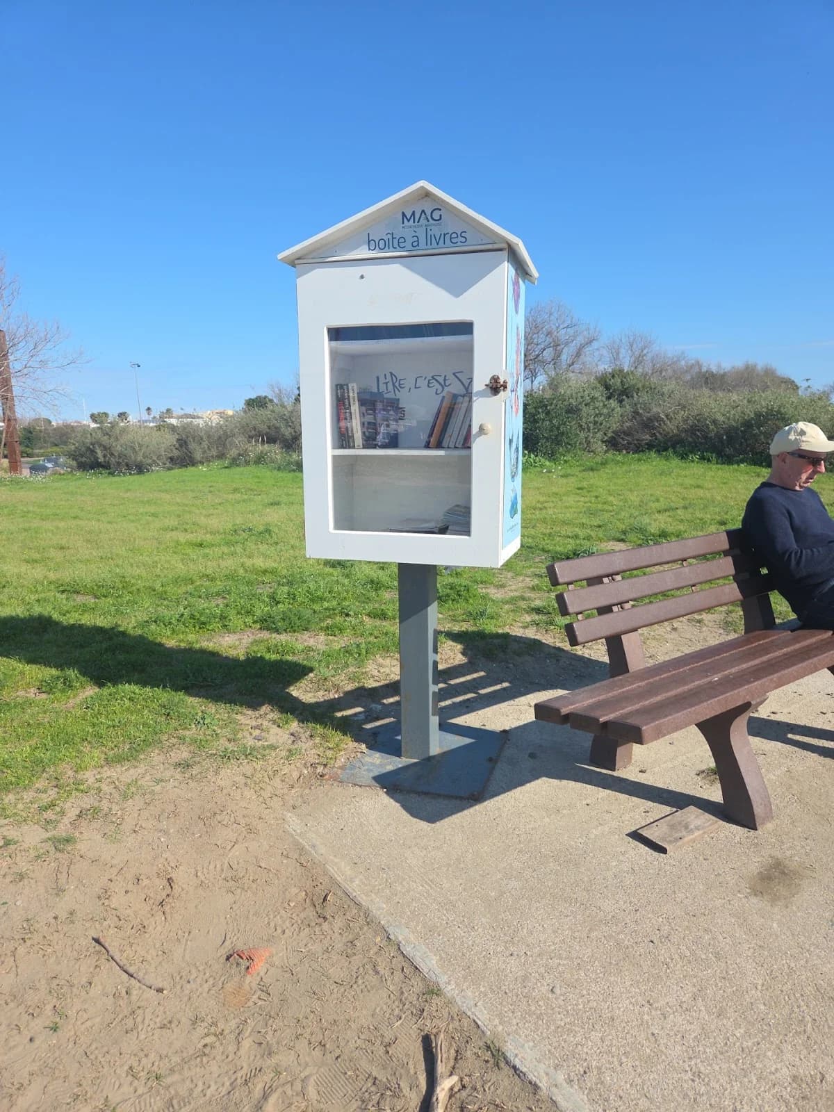 boîte à livres Mediatheque Agathoise — Agde — Cap d'Agde Méditerranée