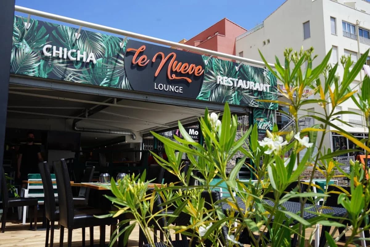 Le Nueve Lounge Restaurant — Agde — Cap d'Agde Méditerranée