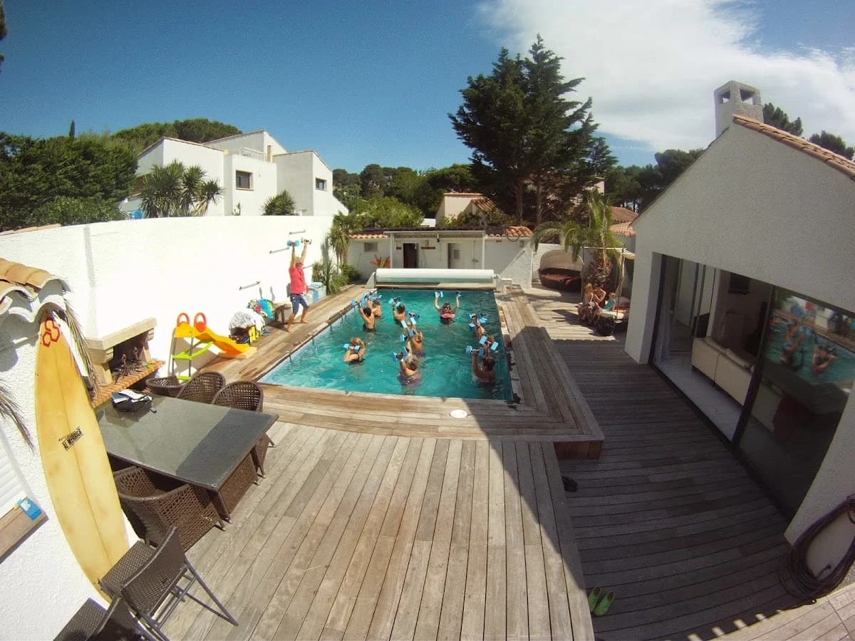 Ecole de Natation chez Kiki - Aquabike - Cap d'Agde - Aquagym - Bébé nageur - Christian Champsaur — Agde — Cap d'Agde Méditer