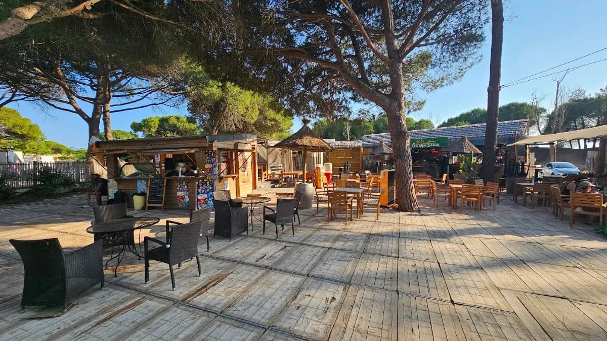 bar Omaha Beach , snack glacier — Agde — Cap d'Agde Méditerranée
