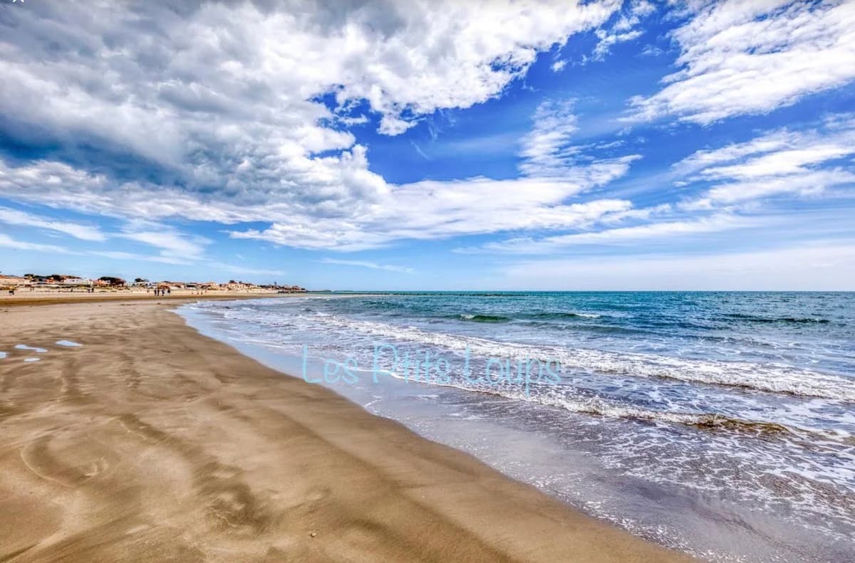 Les Ptits Loups GRAU D'AGDE location de vacances 3 étoiles, vue Mer, 100 m plage, clim, Garage (3 Nuitées Min) — Agde — Cap d