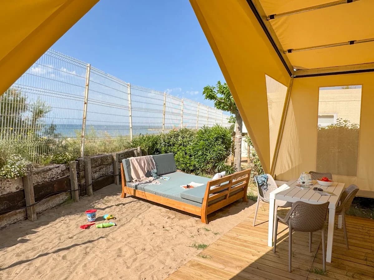 Réception Beach Farret — Vias — Cap d'Agde Méditerranée