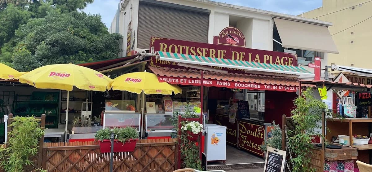 Rotisserie de la plage, la Tamarissière — Agde — Cap d'Agde Méditerranée