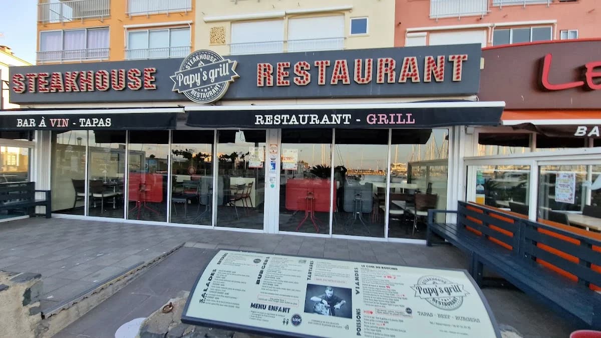 Papy's grill — Agde — Cap d'Agde Méditerranée
