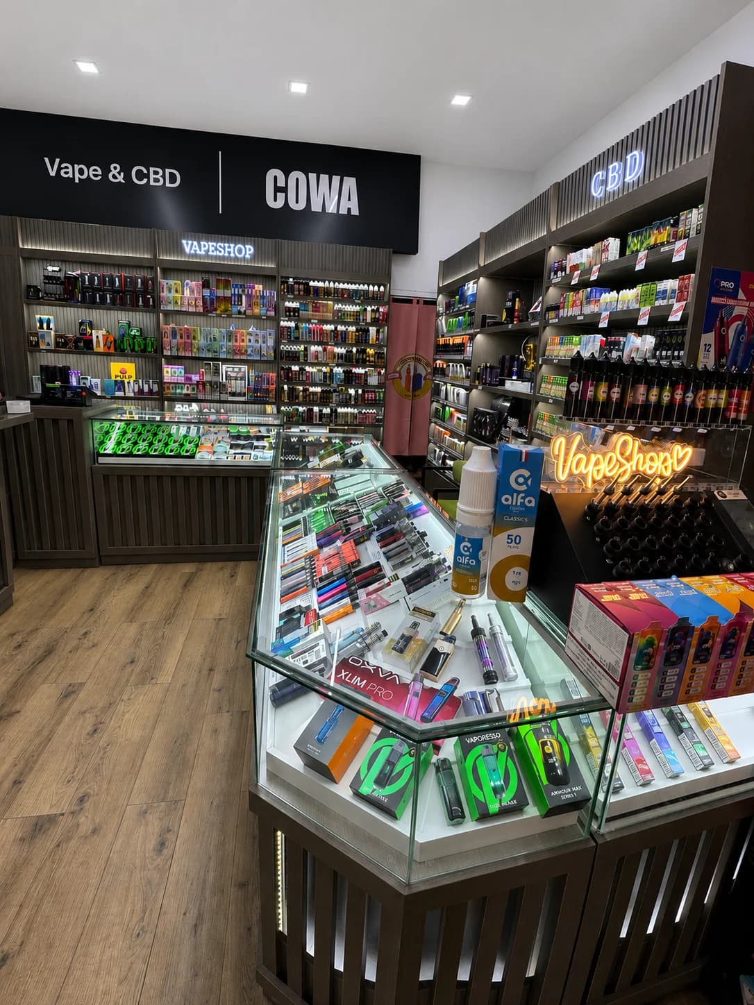 Cowa shop cigarettes électroniques, JNR PUFF, CBD, — Agde — Cap d'Agde Méditerranée