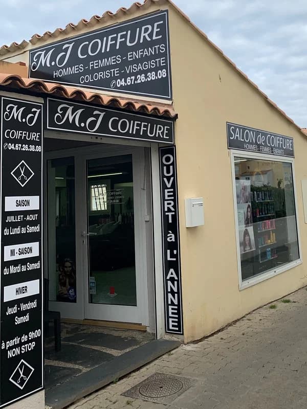 M.J COIFFURE — Agde — Cap d'Agde Méditerranée