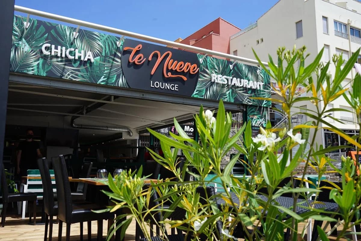 Le Nueve Lounge Restaurant — Agde — Cap d'Agde Méditerranée