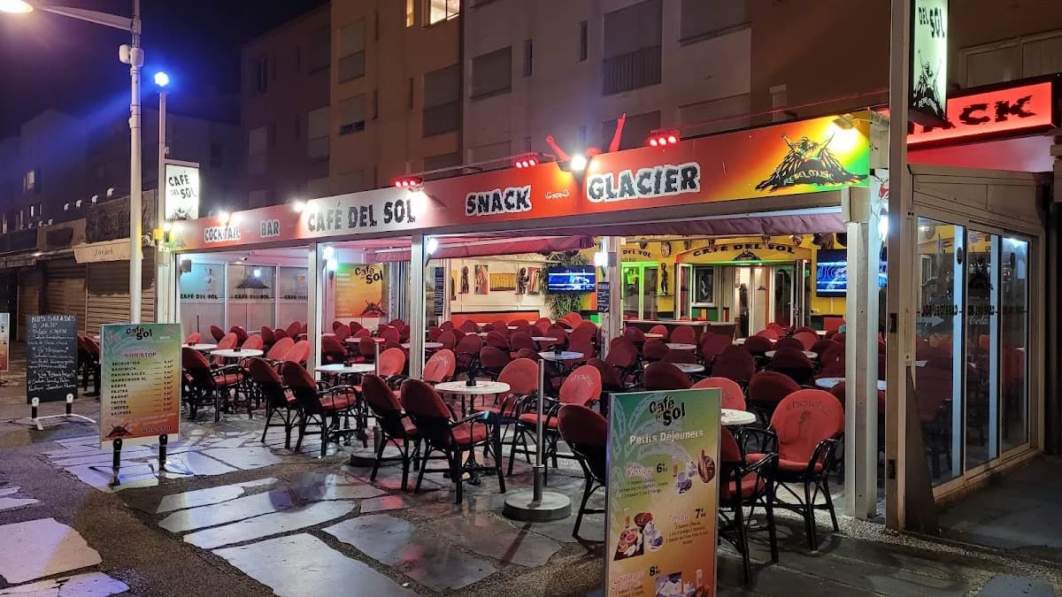 Cafe Del Sol — Agde — Cap d'Agde Méditerranée