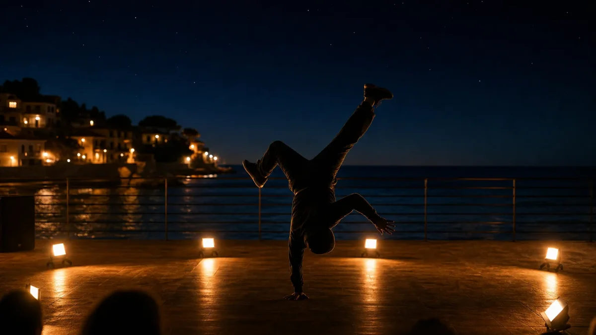 Dimension 34 : démonstration de danse hip-hop au Grau d'Agde — Grau d'Agde, Cap d'Agde, Agde