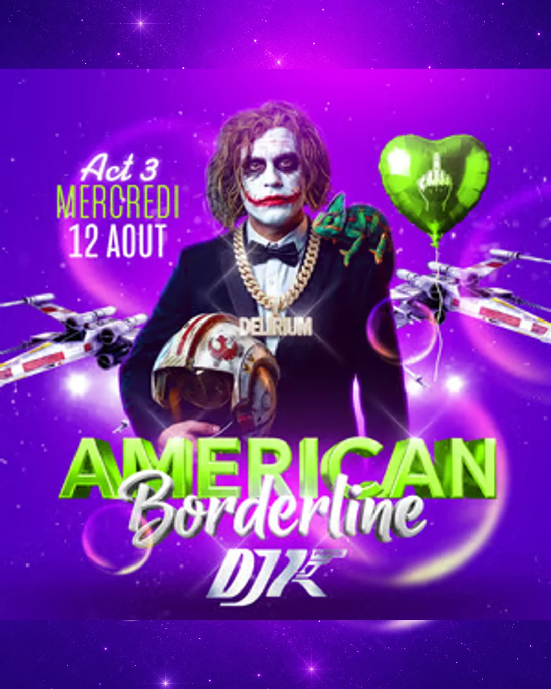 American Borderline — Act 3, DJ K — Bora Club — Cap d'Agde, Cap d'Agde, Agde