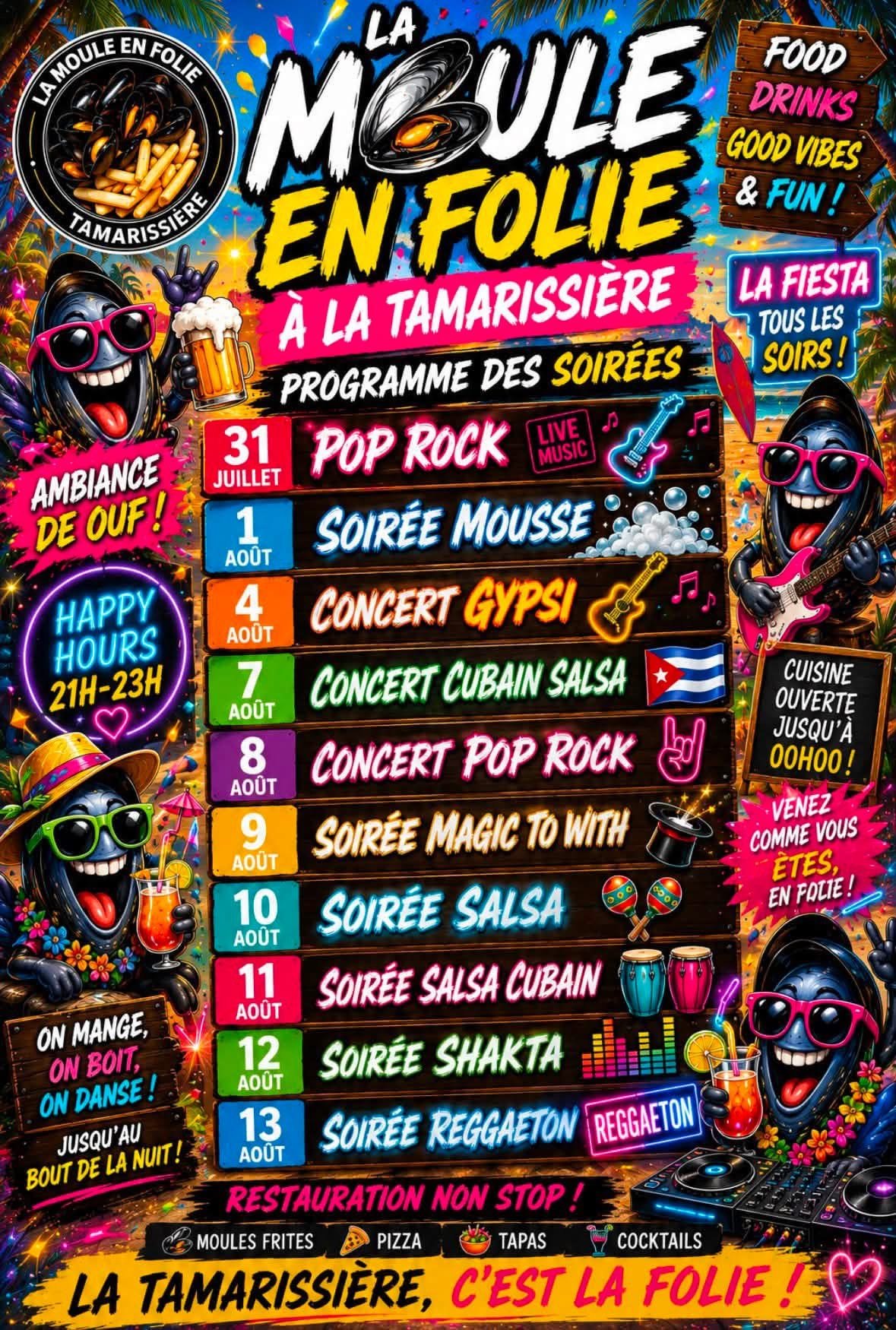 Reggaeton — La Tamarissière, Cap d'Agde, Agde