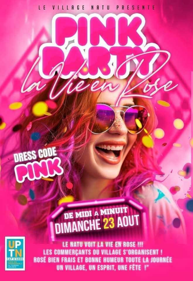 Pink party — Village Naturiste, Cap d'Agde, Agde