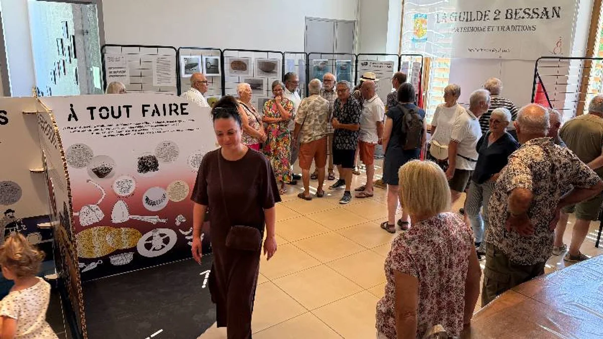 Bessan - Excellent bilan de l'exposition sur l'âge du bronze en mairie de Bessan avec la Guilde #bessan