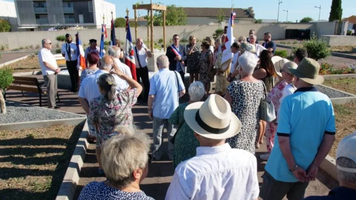 Bessan - Appel du général de Gaulle et visite du chantier du nouveau cimetière communal #bessan