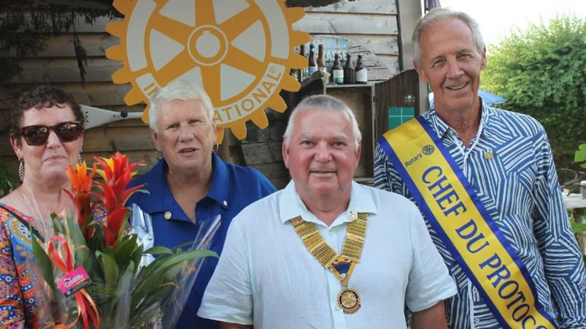 Agde - Passation de pouvoir au Rotary Club Agde - Cap d'Agde : Bernard Camus prend la présidence #agde