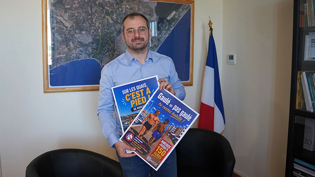 Agde - Enceintes Bluetooth et chichas sur les plages, deux-roues sur les quais : le maire serre la vis ! #agde
