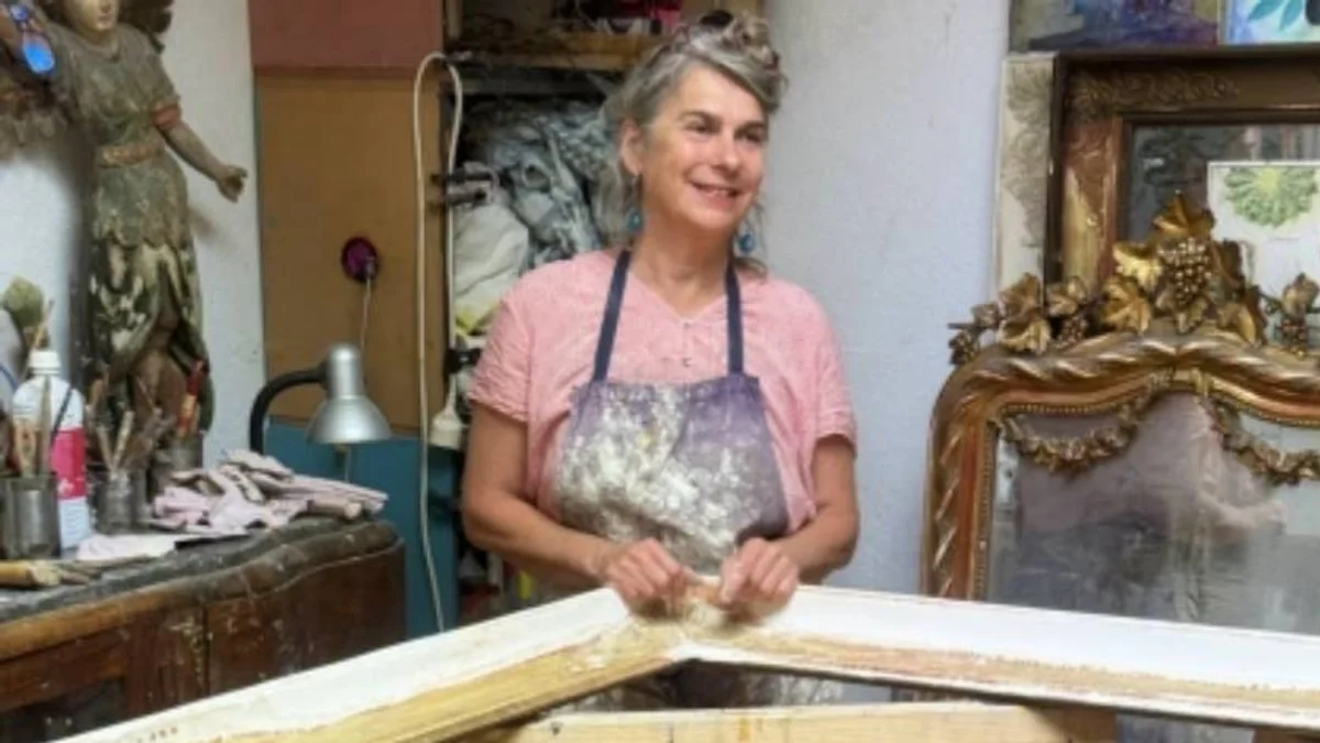Bessan - Dans les coulisses de la restauration du cadre du tableau de Saint-Vincent de Paul #bessan