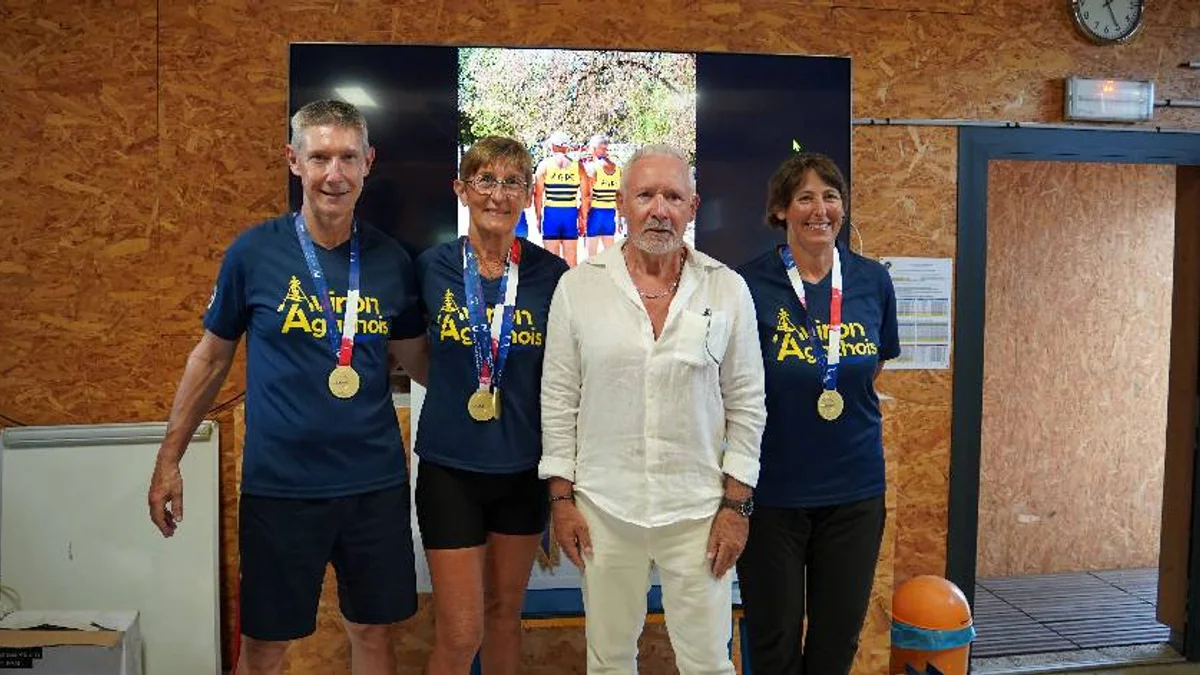 Agde - L'Aviron Agathois célèbre ses doubles champions de France et rend hommage à ses bénévoles #agde