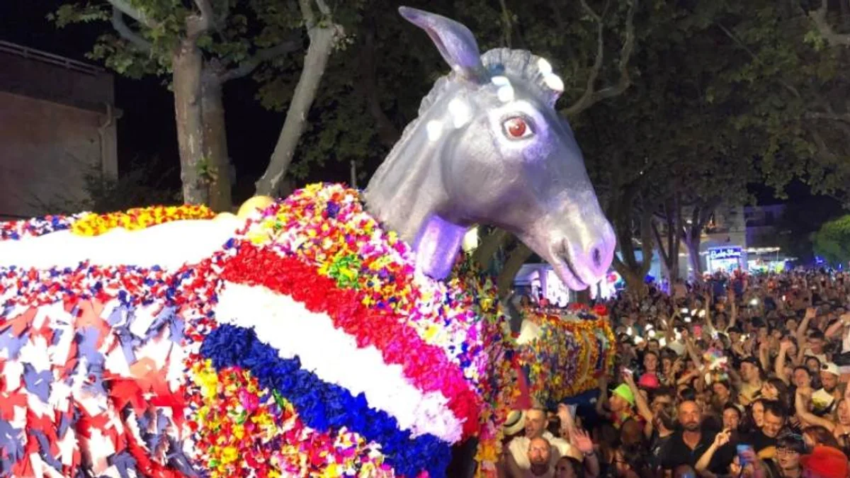 Bessan - Le programme de la fête locale de la Saint-Laurent autour des ânes totems #bessan