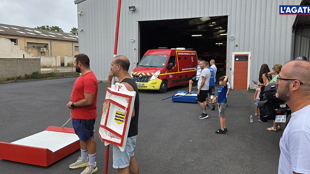 Agde - Les sapeurs-pompiers s'entraînent avant leur grand tournoi de joutes #agde