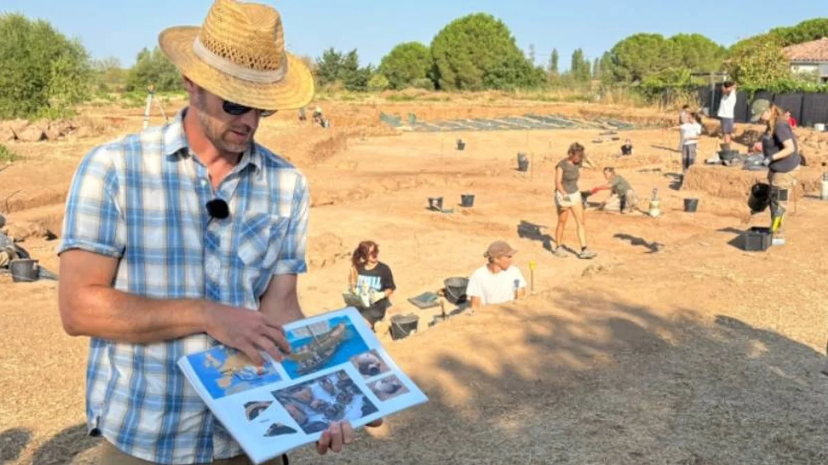 Bessan - Partage de nouvelles découvertes aux fouilles archéologiques de la Monédière #bessan