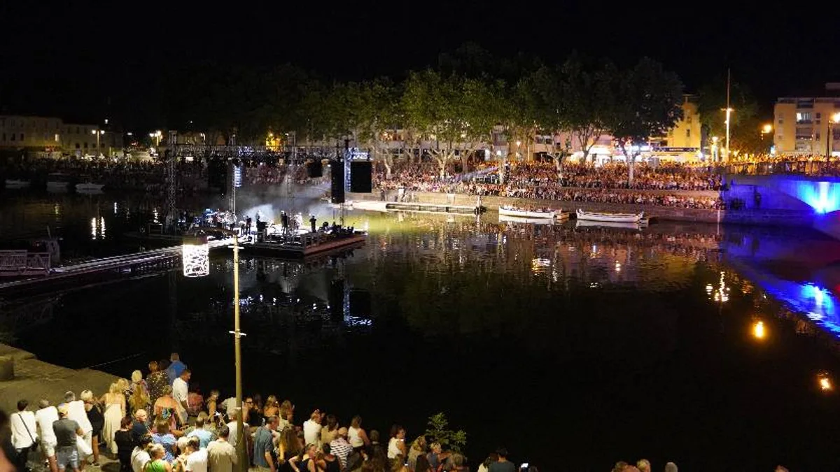 Agde - Balavoine revisité ce mardi soir sur la Scène flottante #agde