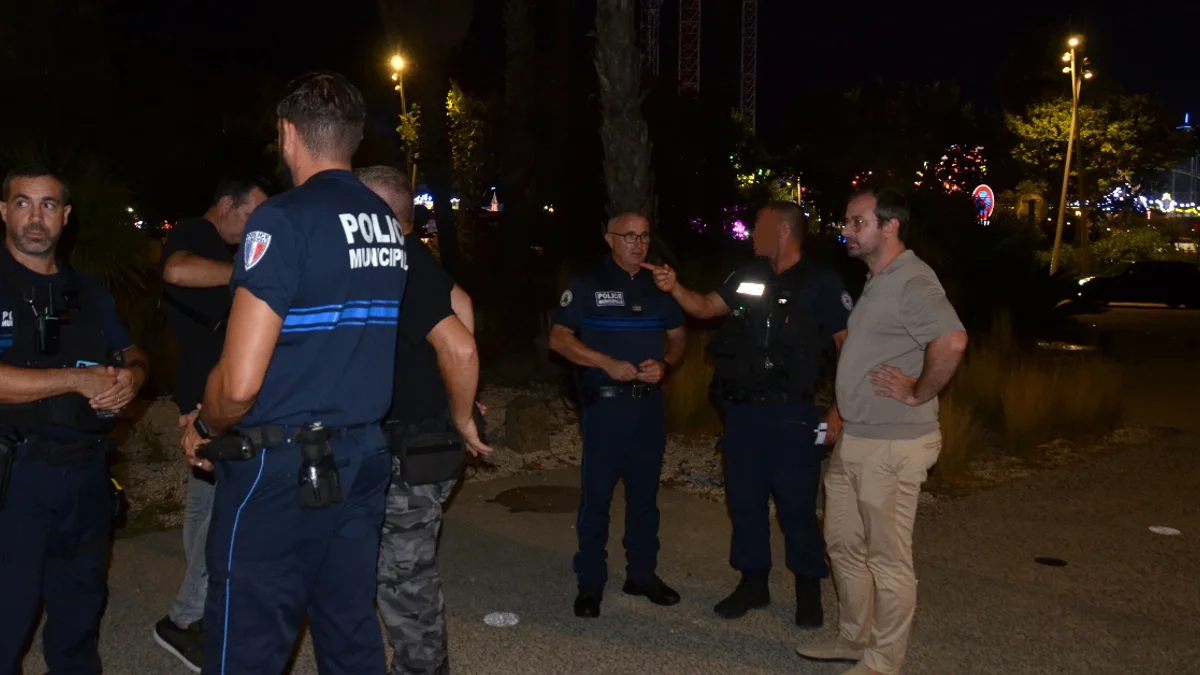 Cap d'Agde - Le maire aux côtés des forces de l'ordre lors d'opérations de contrôle #capdagde