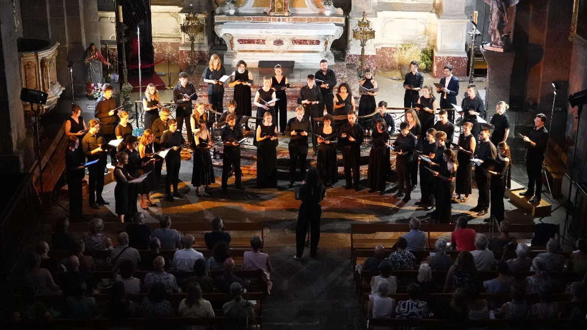 Agde - 44 jeunes Européens réunis pour un concert à la cathédrale Saint-Étienne #agde