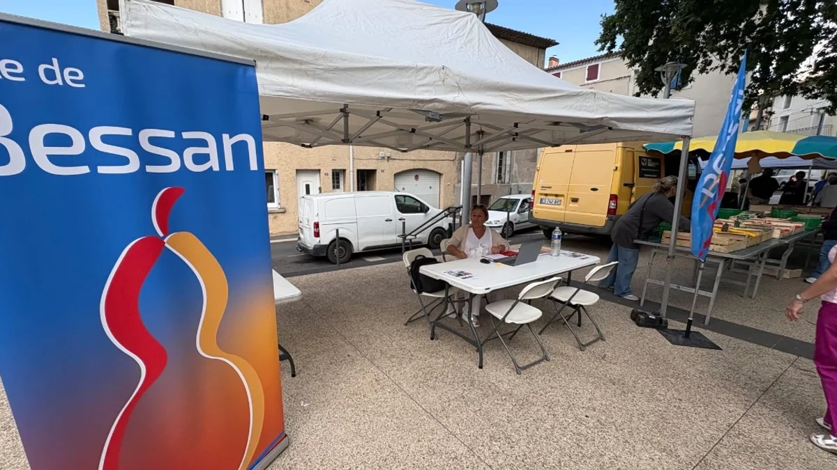 Bessan - Prochaine permanence emploi sur le marché le 18 août, place de la Fontaine #bessan