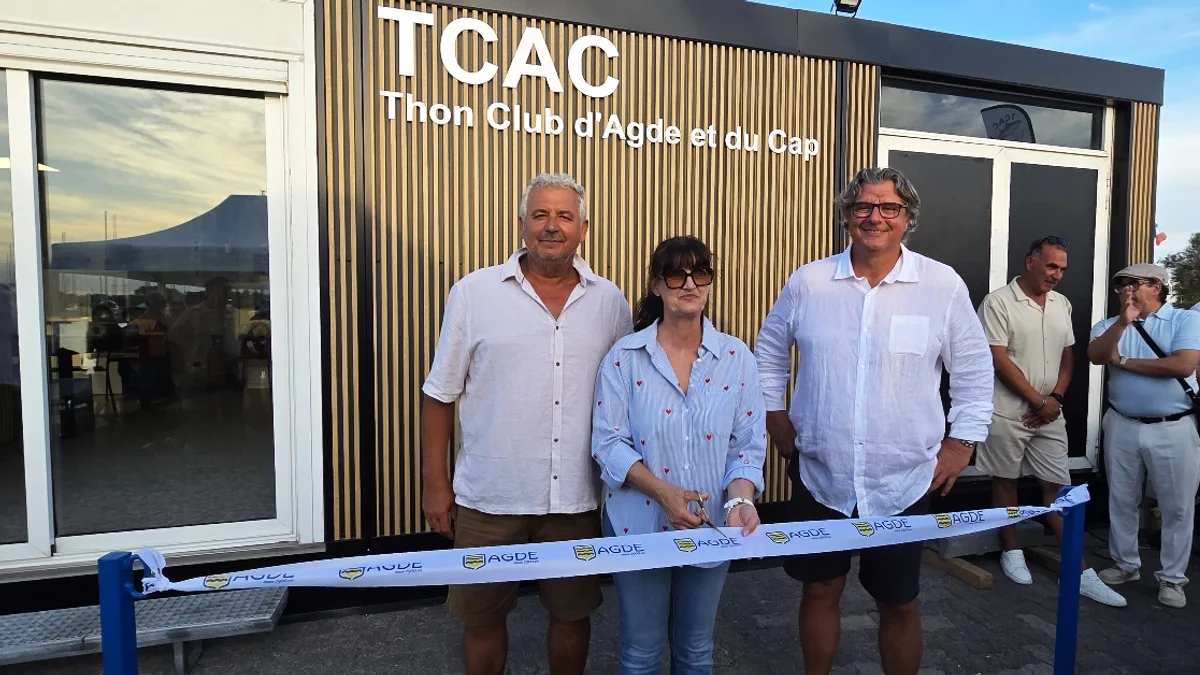 Cap d'Agde - Le Thon Club d'Agde et du Cap inaugure ses nouveaux locaux #capdagde
