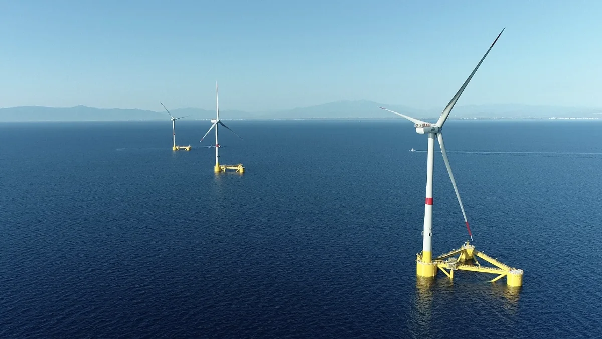 Hérault - L'éolien flottant en Méditerranée au cœur des échanges à Frontignan #herault