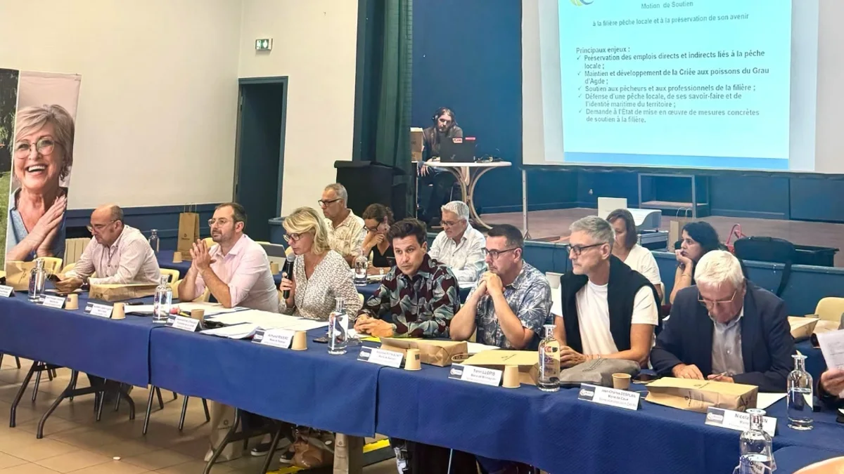 Agglo Hérault Méditerranée - Motion de soutien aux pêcheurs professionnels : l'Agglo défend l'avenir de la pêche locale #aggloheraultmediterranee