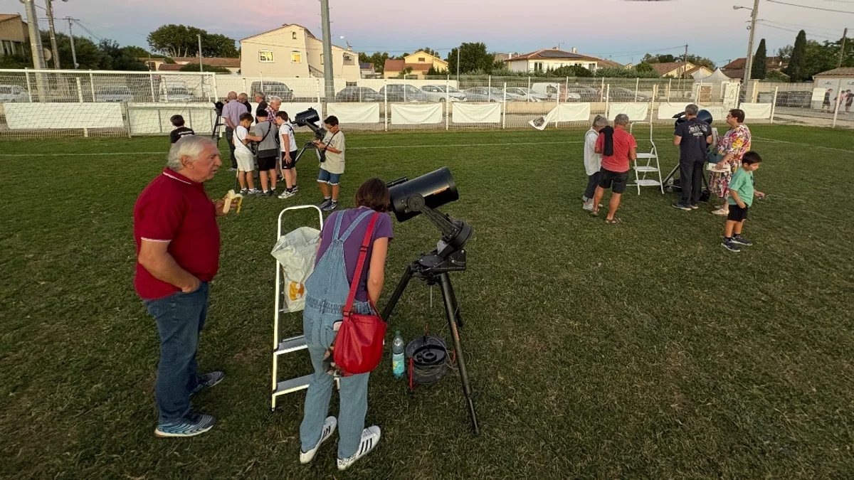 Bessan - Une Nuit des étoiles magique lors d'un beau voyage au cœur du système solaire #bessan