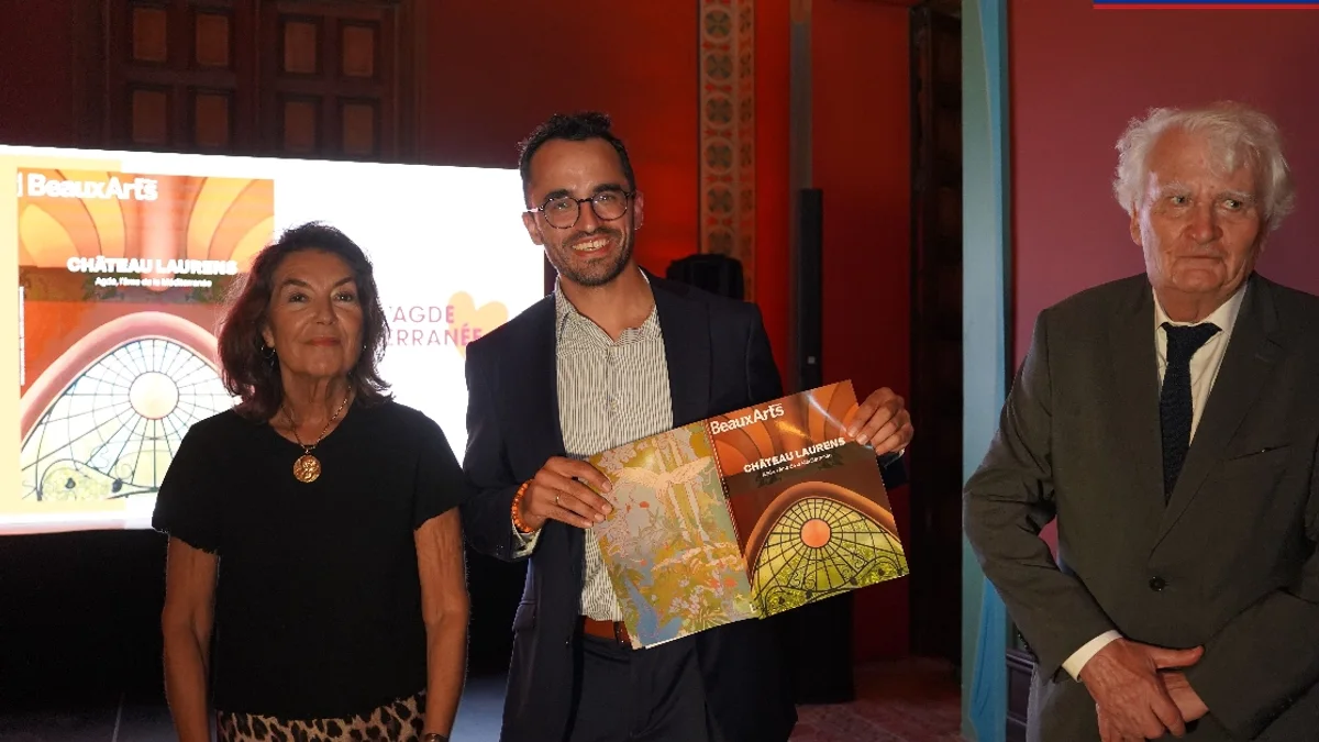 Agde - Le Château Laurens à l'honneur dans un hors-série de Beaux Arts Éditions #agde
