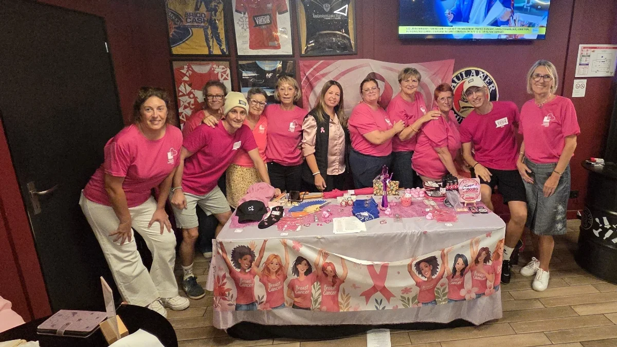 Agde - V-B Agde : une belle mobilisation pour Octobre Rose #agde