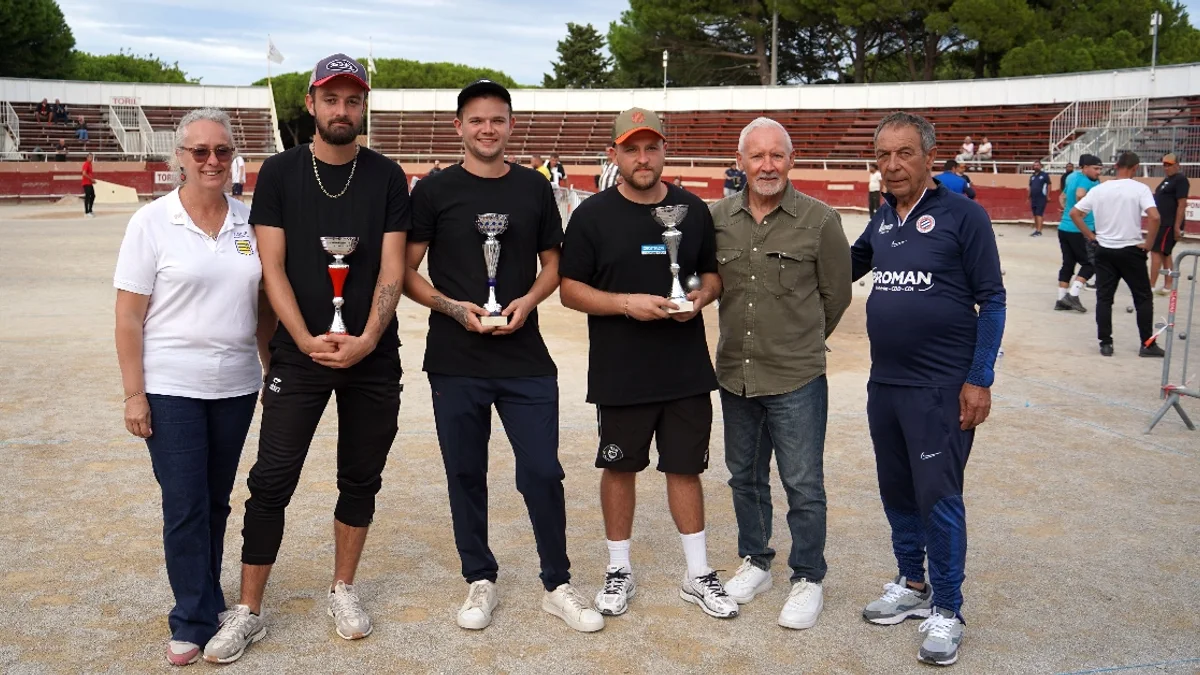 Cap d'Agde - Kevin Larroque, Théo Aurel-Ceres et Théo Hergert remportent le 11e National de pétanque #capdagde