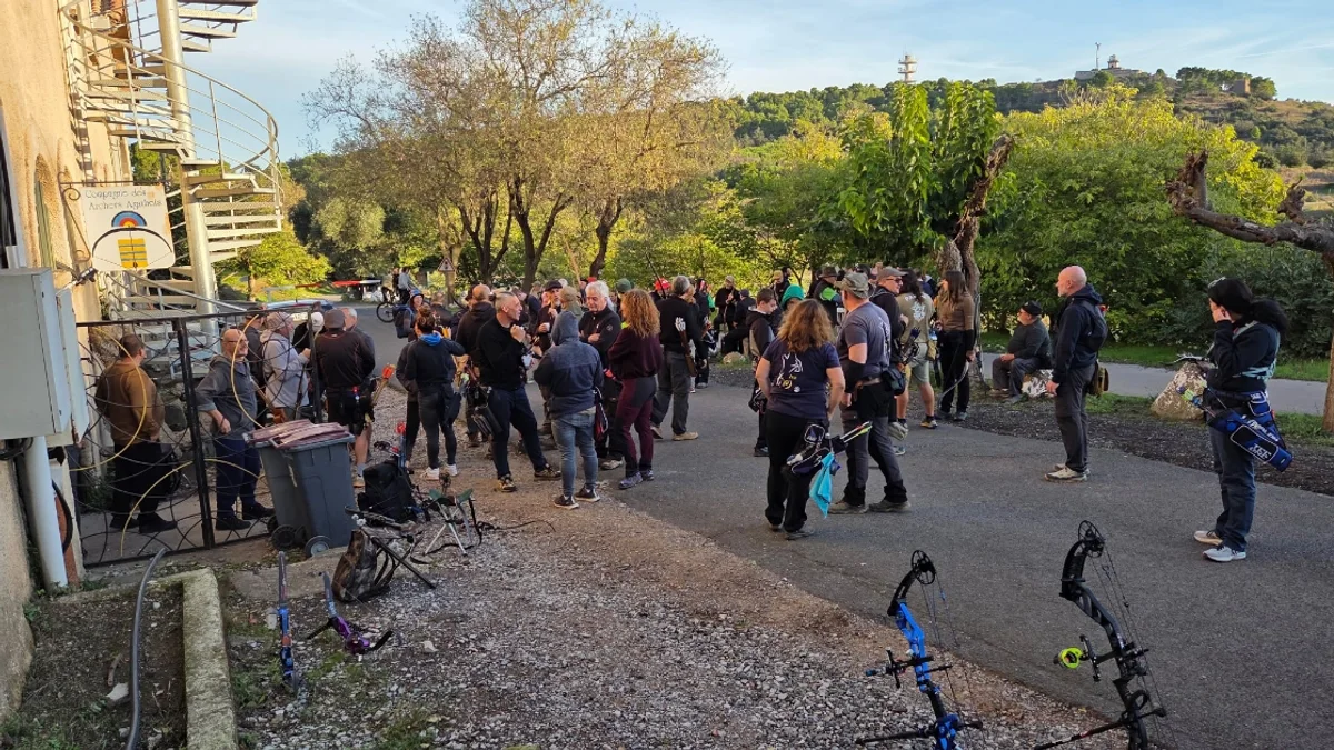 Agde - Tir à l'arc : 97 archers réunis autour du Mont Saint-Martin #agde