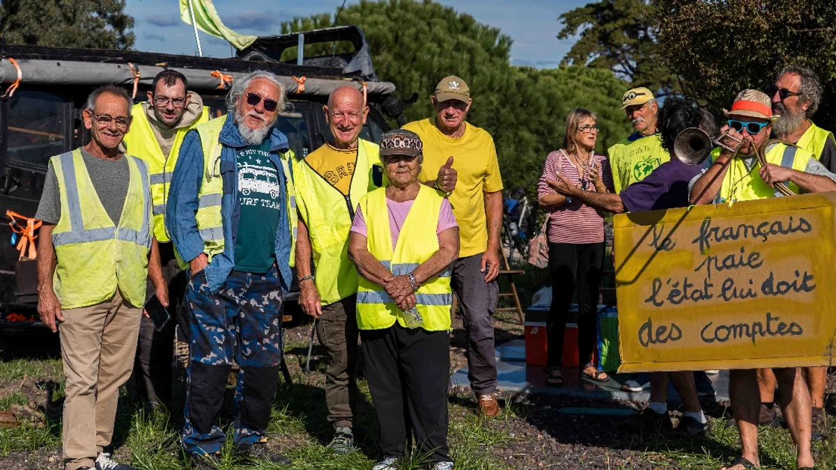 Agde - Depuis 2018, les Gilets jaunes du Césarion n'ont jamais quitté le terrain #agde